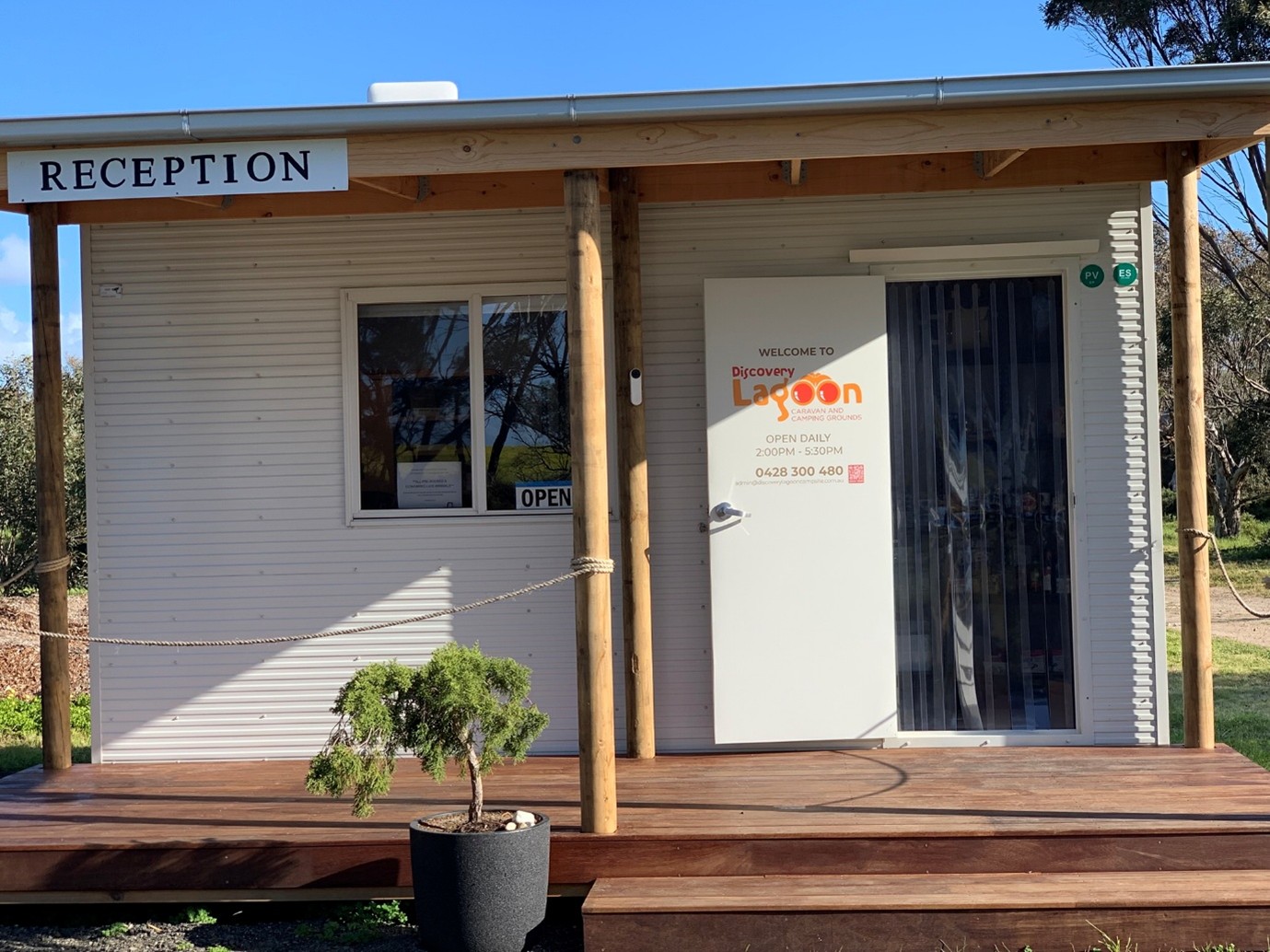 Camping Kangaroo Island Discovery Lagoon Campsite Reception